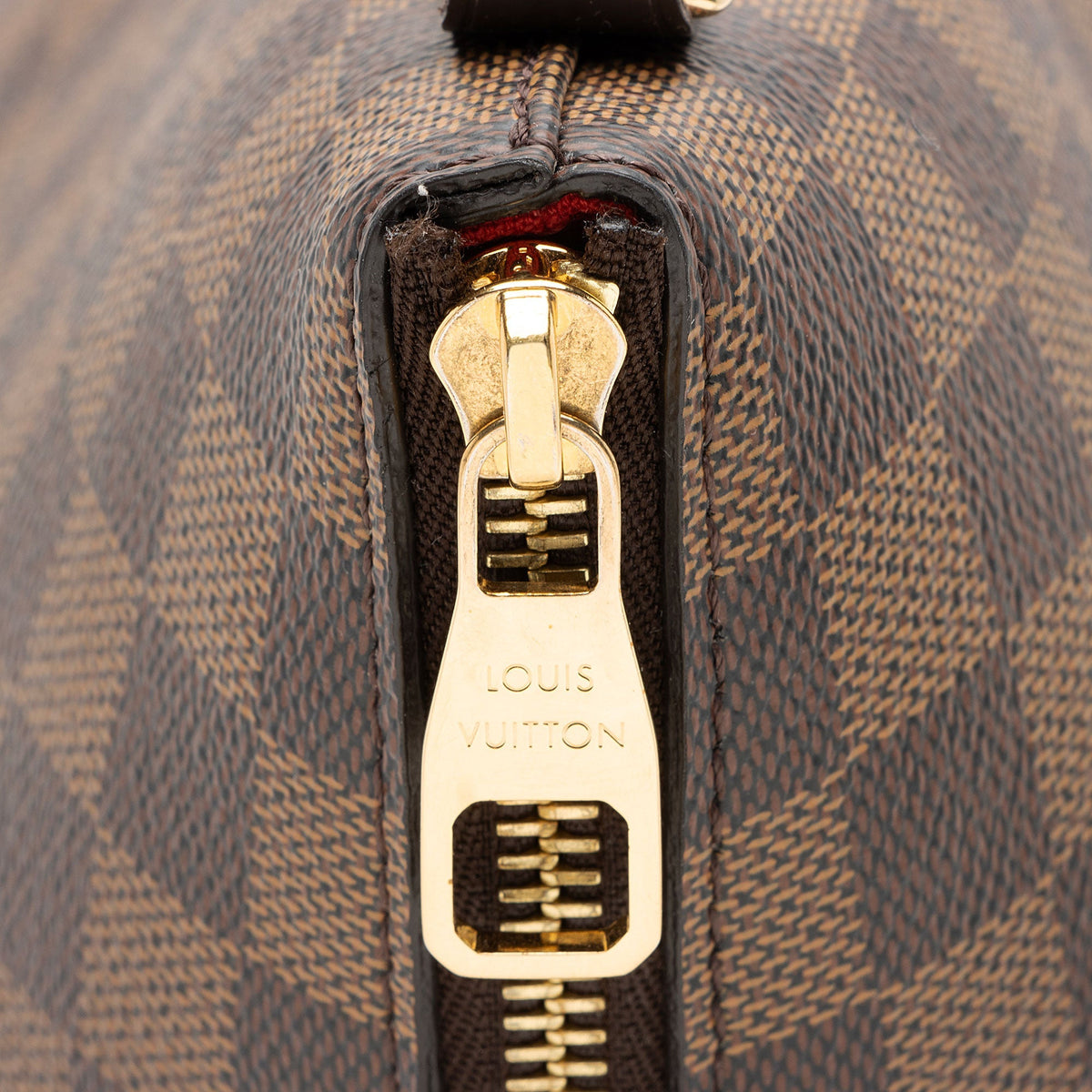 Louis Vuitton Damier Ebene Siena GM Satchel - Brown