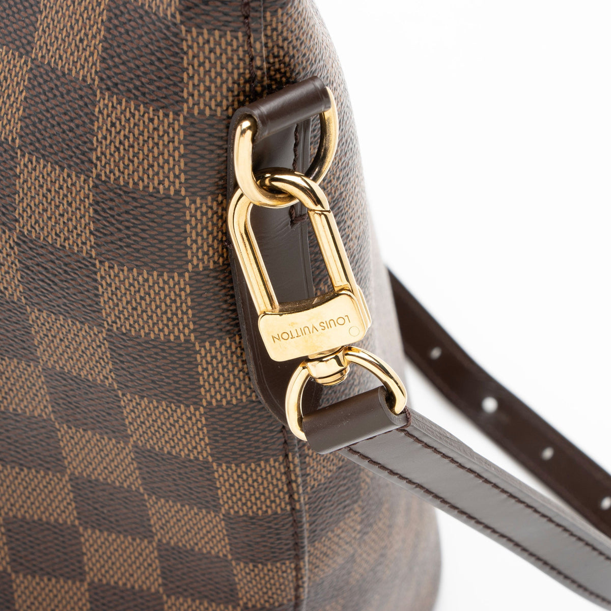 Louis Vuitton Damier Ebene Siena GM Satchel - Brown