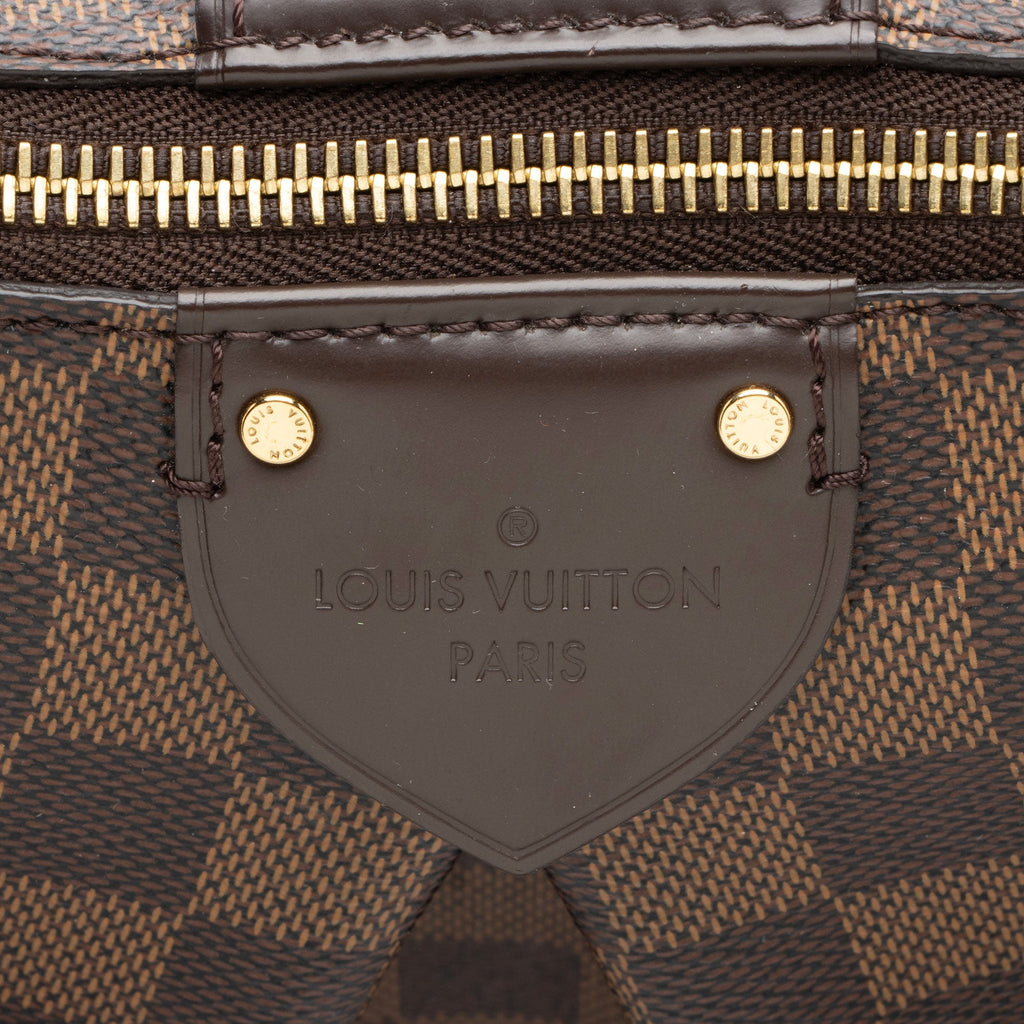 Louis Vuitton Damier Ebene Siena GM Satchel - Brown