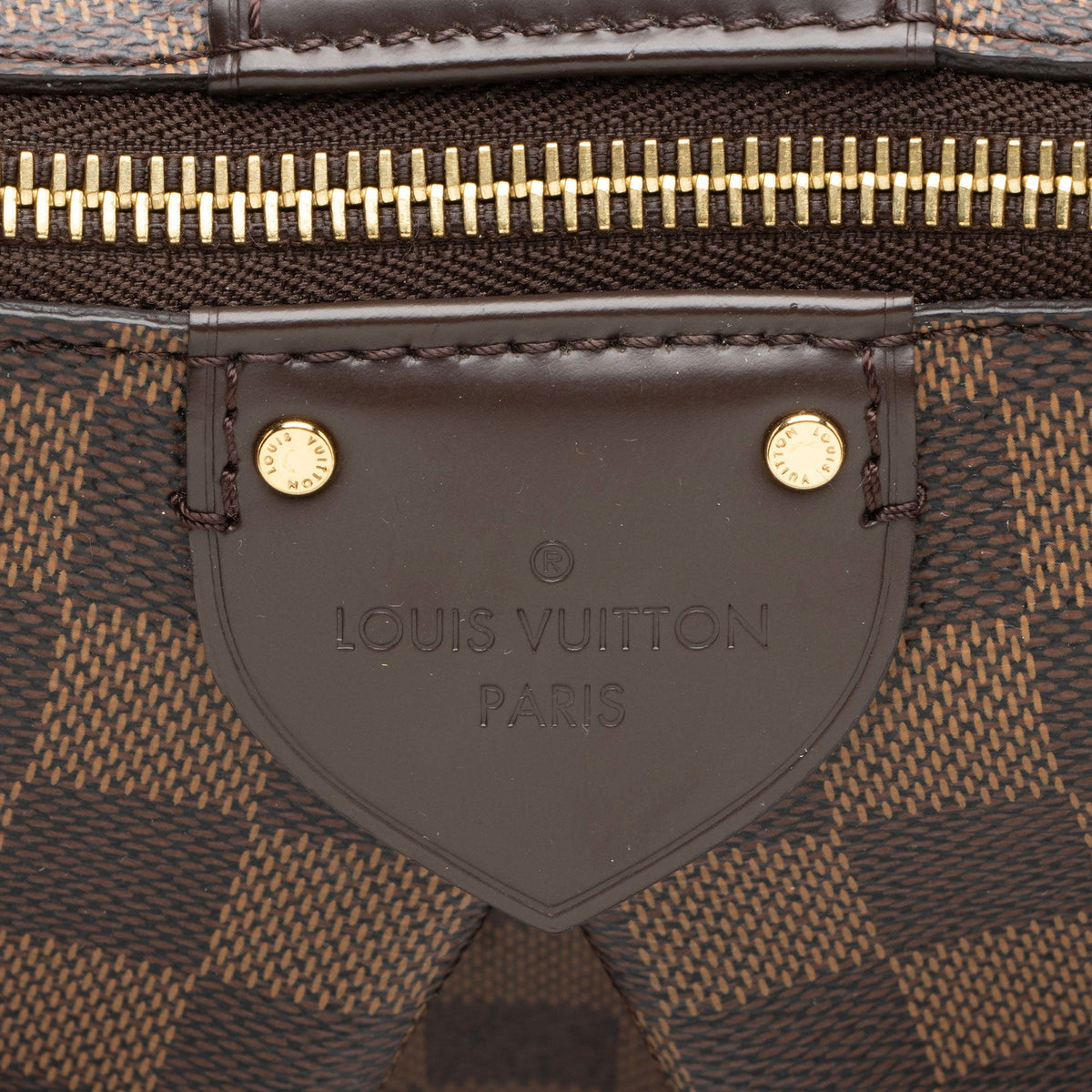 Louis Vuitton Damier Ebene Siena GM Satchel - Brown