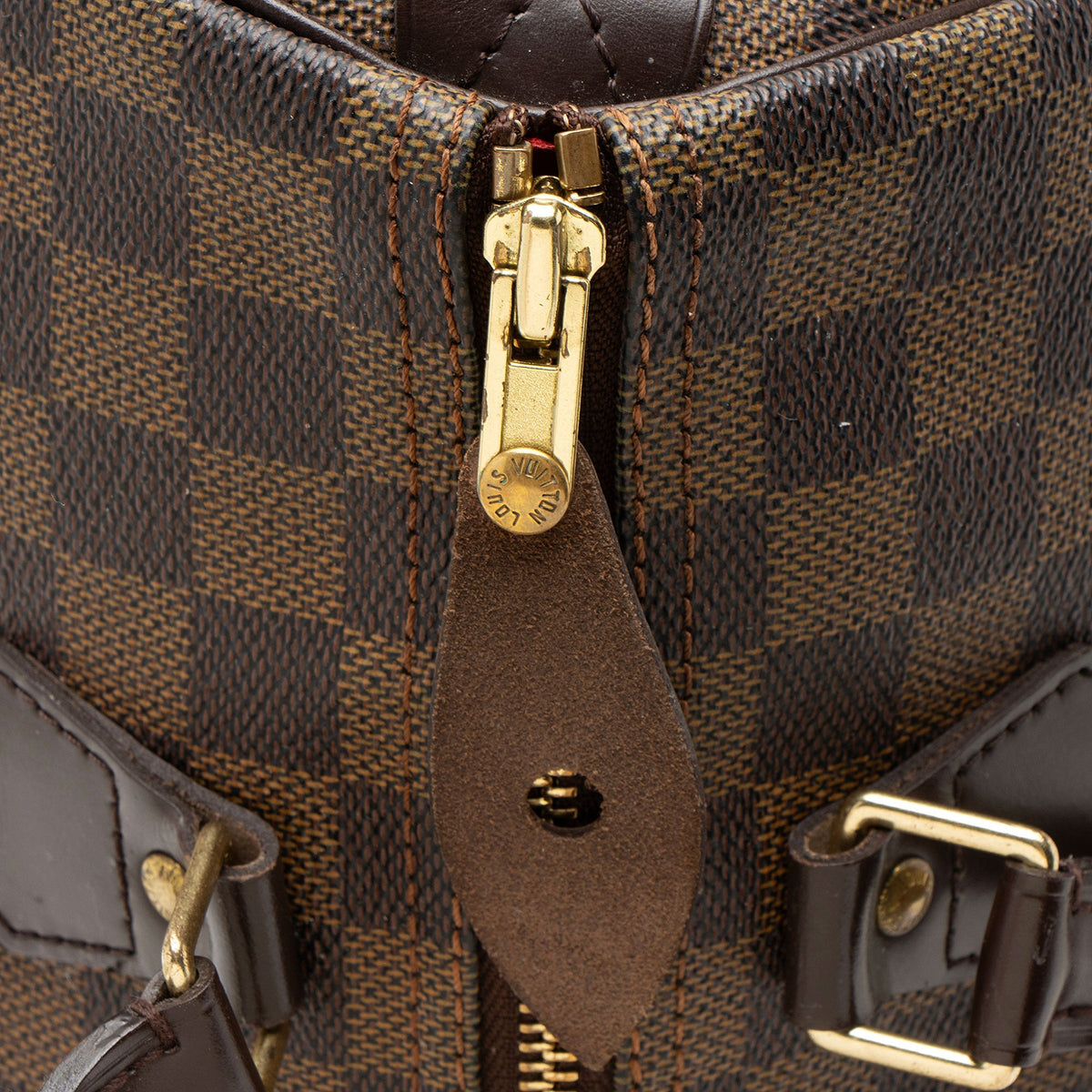 Louis Vuitton Damier Ebene Speedy 30 Satchel - Brown