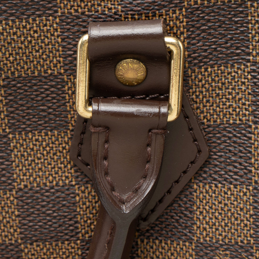 Louis Vuitton Damier Ebene Speedy 30 Satchel - Brown