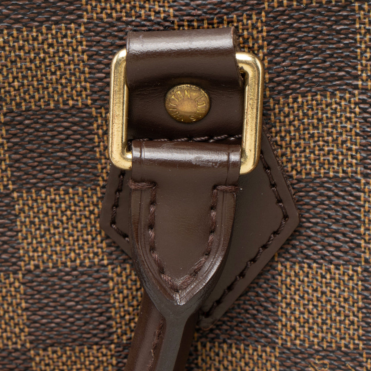 Louis Vuitton Damier Ebene Speedy 30 Satchel - Brown