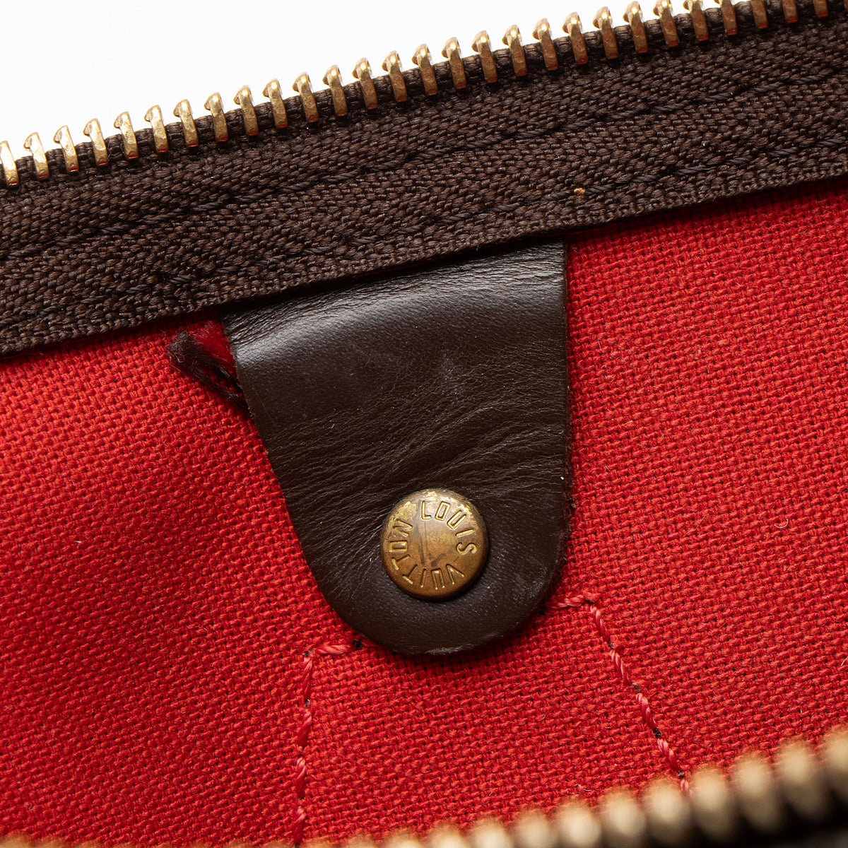 Louis Vuitton Damier Ebene Speedy 30 Satchel - Brown