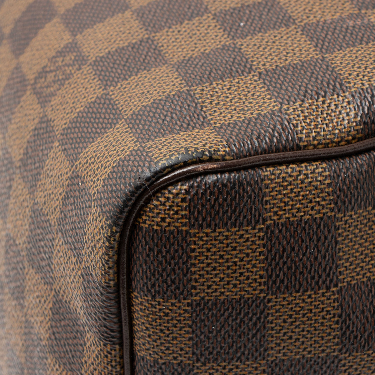 Louis Vuitton Damier Ebene Speedy 30 Satchel - Brown
