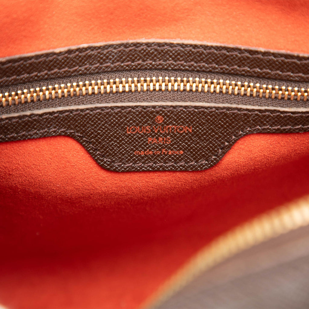 Louis Vuitton Damier Ebene Triana Satchel - Brown