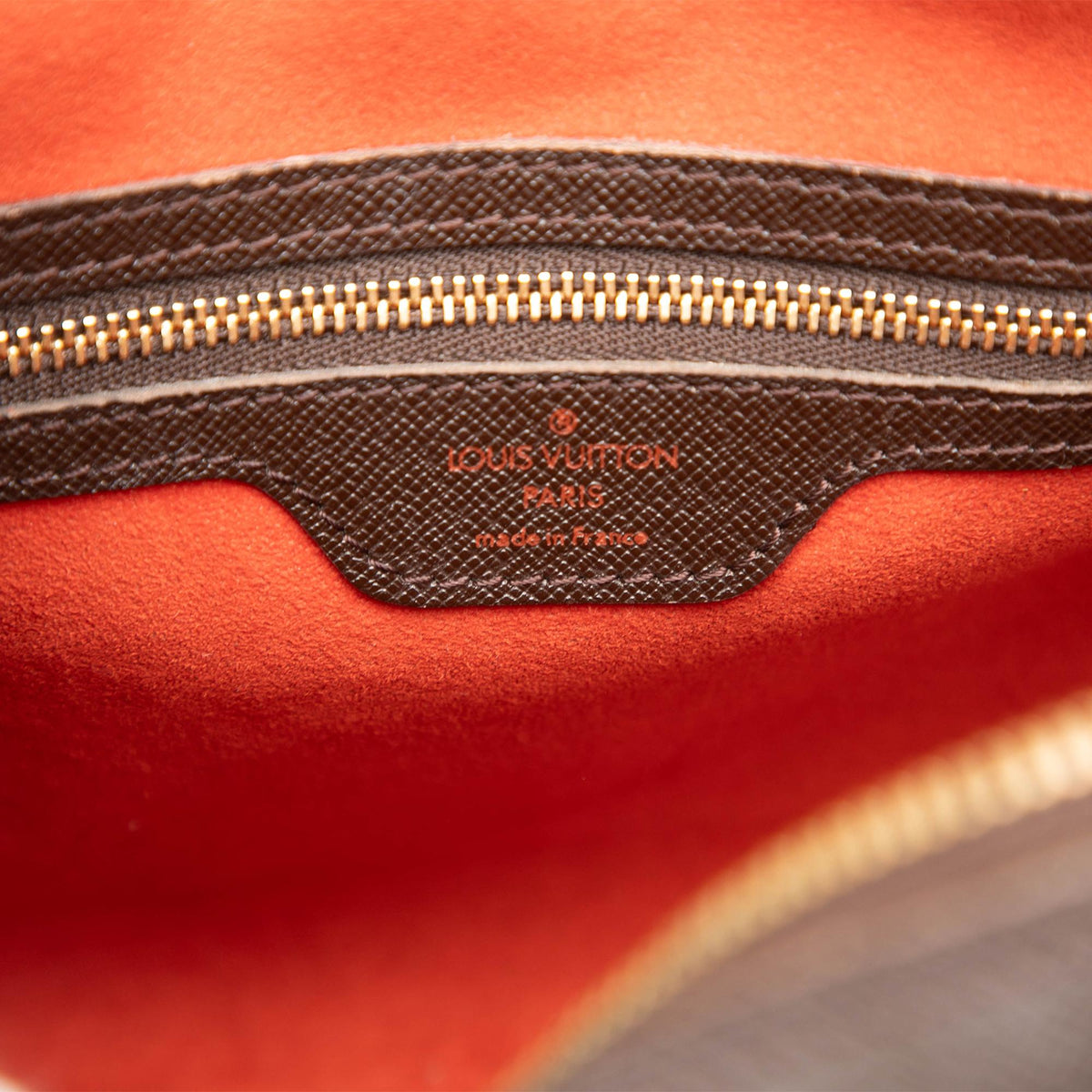 Louis Vuitton Damier Ebene Triana Satchel - Brown