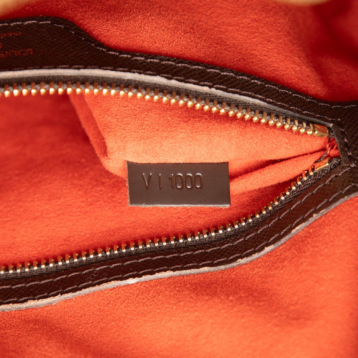 Louis Vuitton Damier Ebene Triana Satchel - Brown
