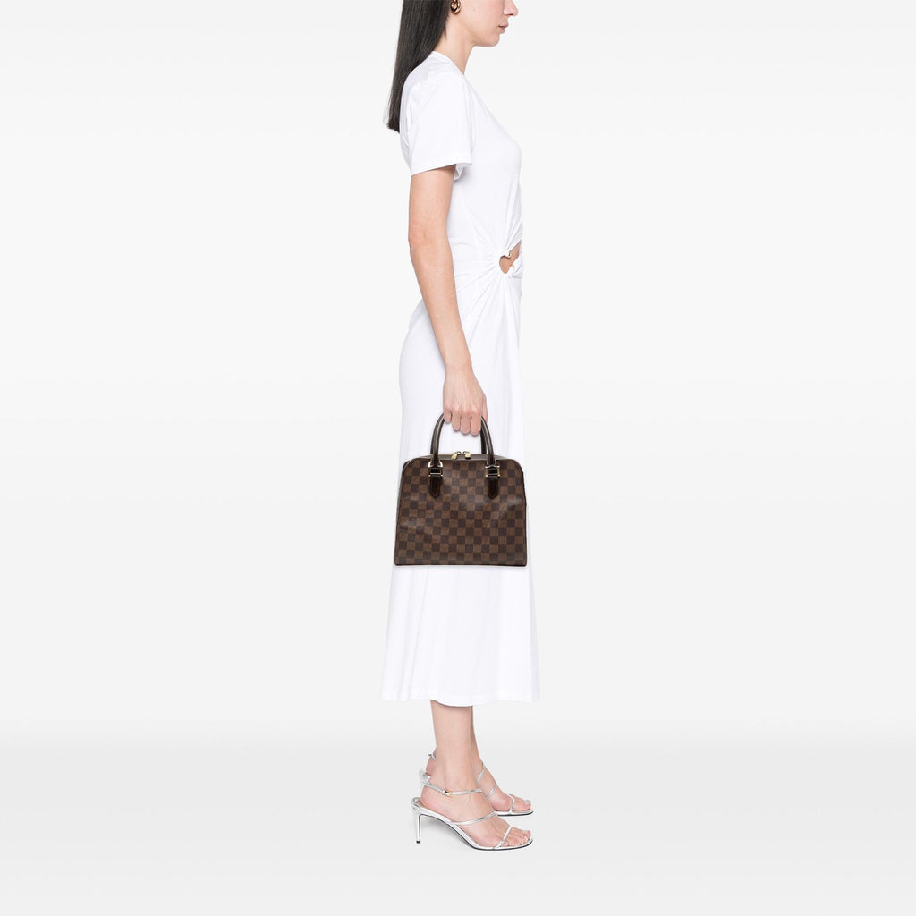 Louis Vuitton Damier Ebene Triana Satchel - Brown