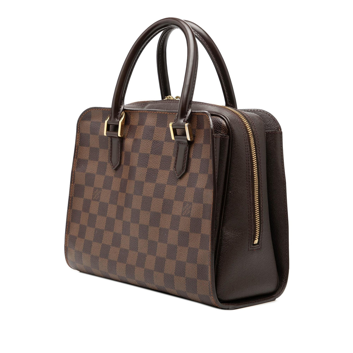 Louis Vuitton Damier Ebene Triana Satchel - Brown