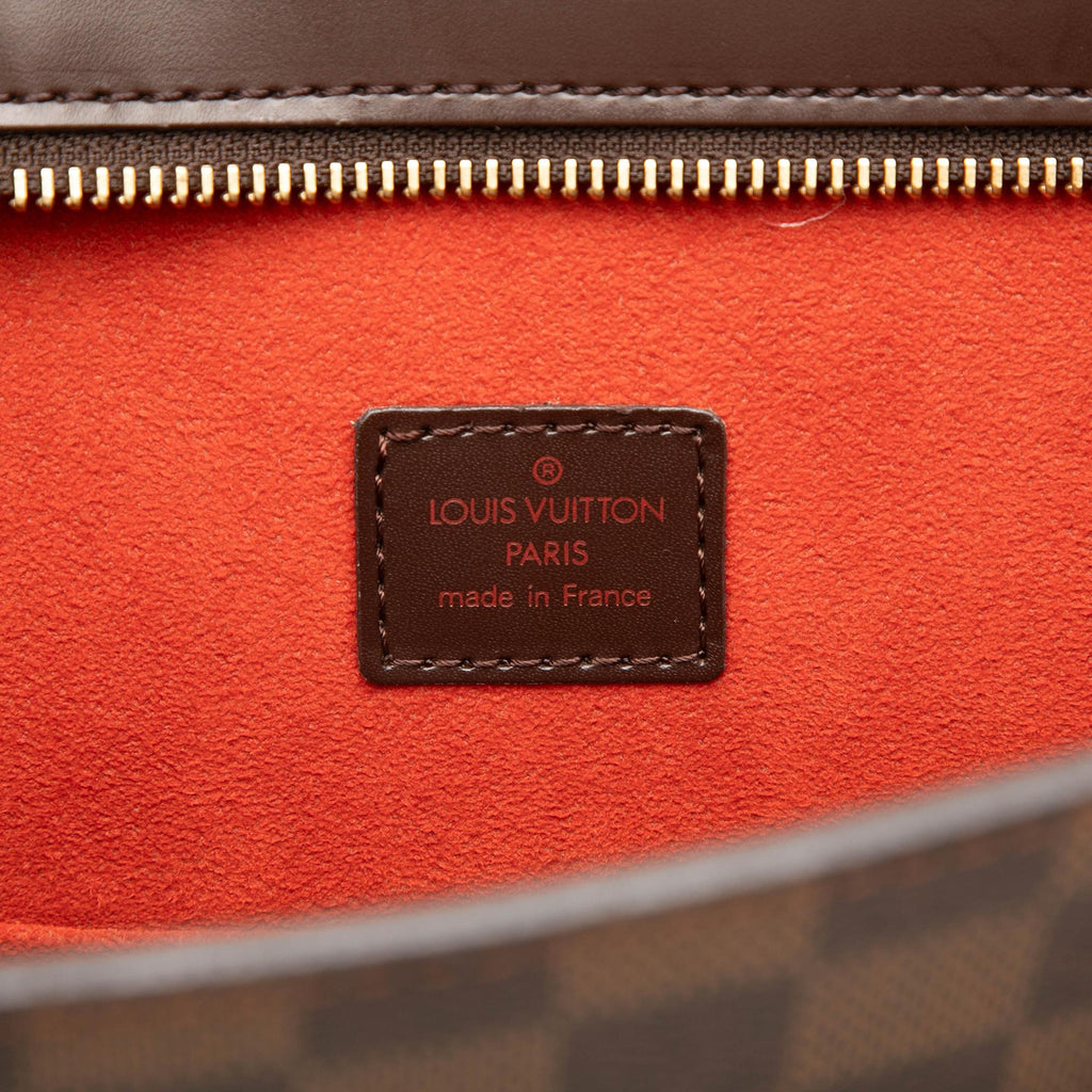 Louis Vuitton Damier Ebene Venice Sac Plat GM Tote Bag - Brown