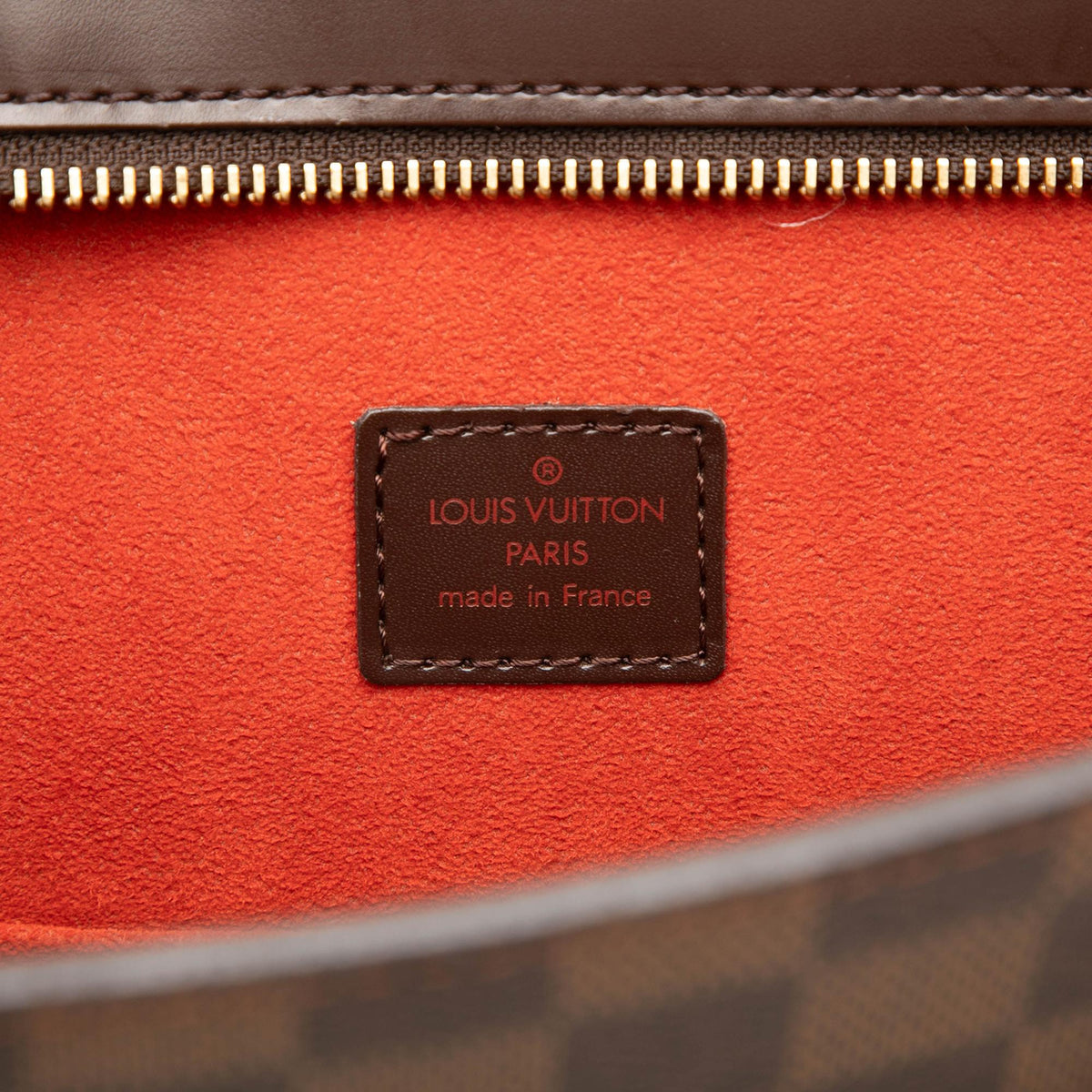 Louis Vuitton Damier Ebene Venice Sac Plat GM Tote Bag - Brown