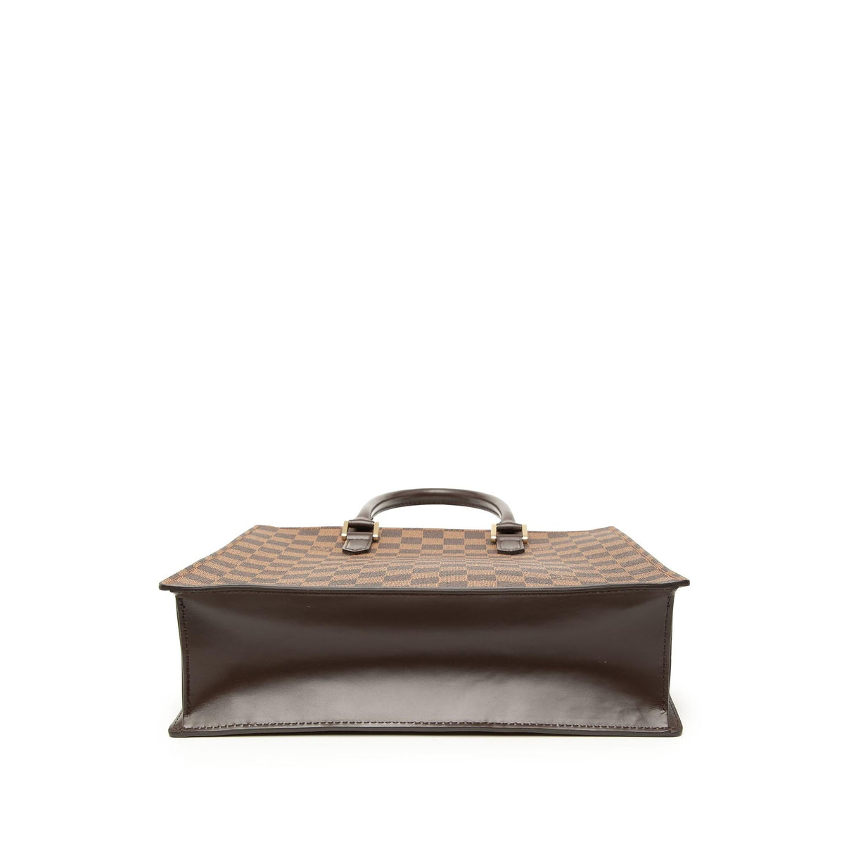 Louis Vuitton Damier Ebene Venice Sac Plat Tote Bag - Brown