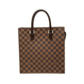 Louis Vuitton Damier Ebene Venice Sac Plat Tote Bag - Brown