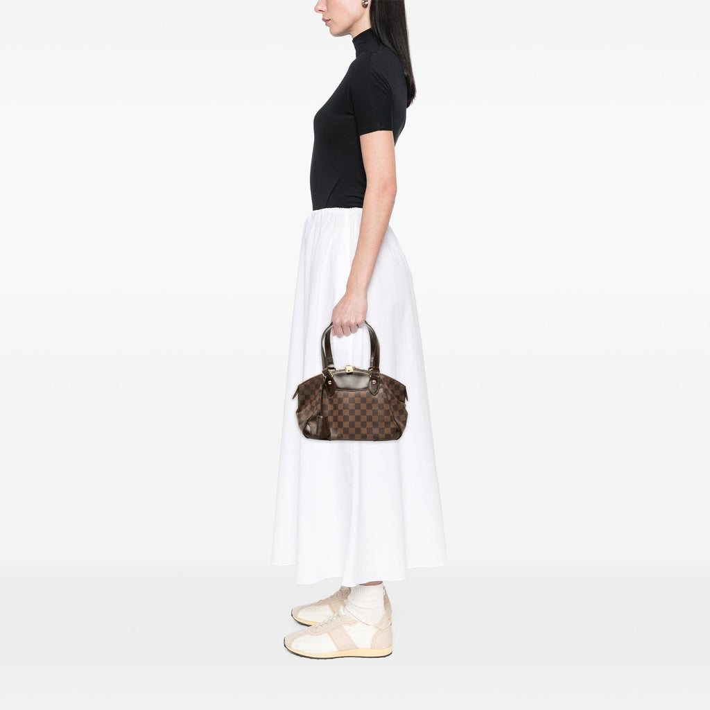 Louis Vuitton Damier Ebene Verona PM Satchel - Brown
