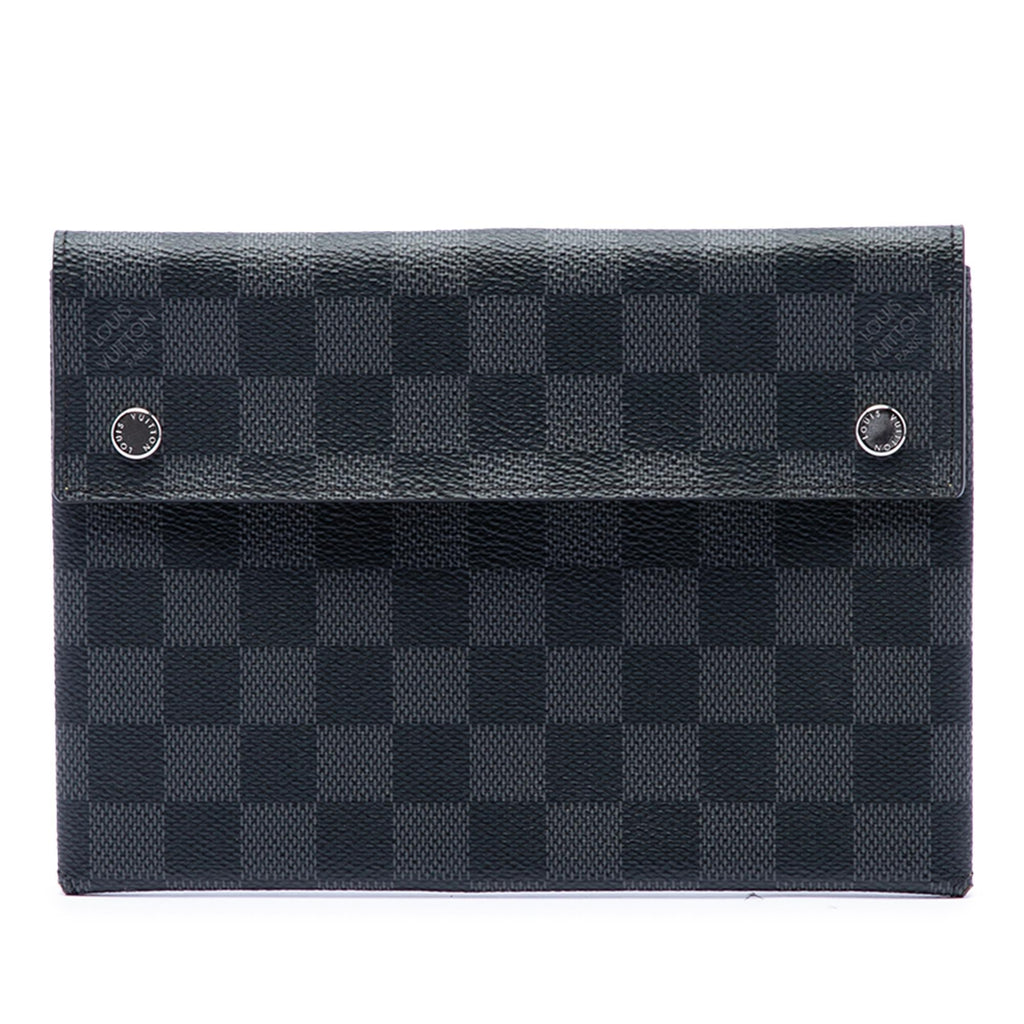 Louis Vuitton Damier Graphite Alpha Pochette MM - Black