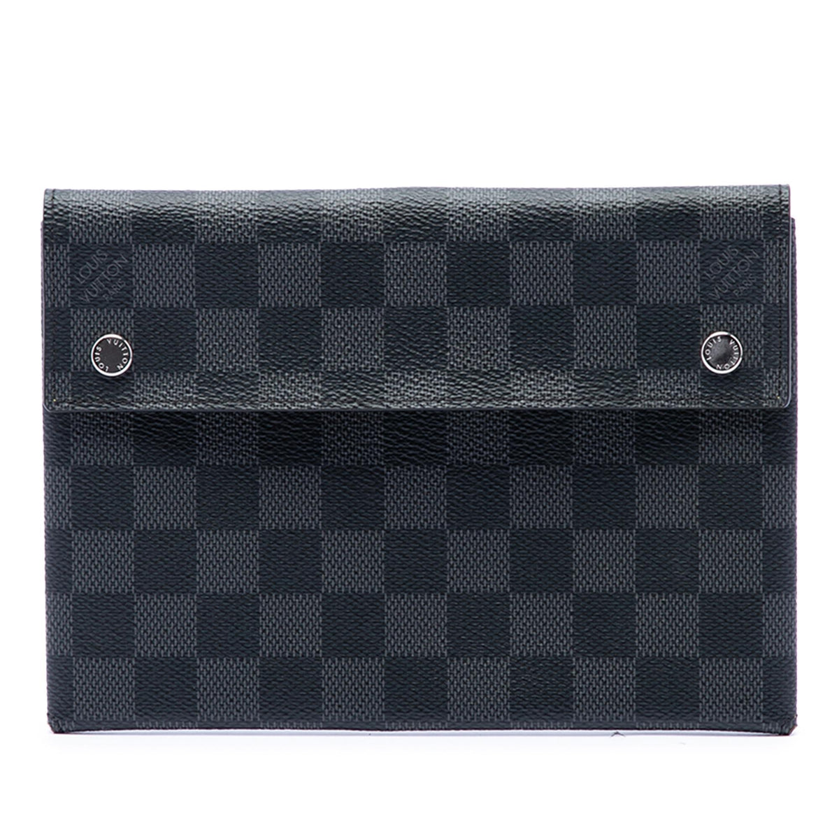 Louis Vuitton Damier Graphite Alpha Pochette MM - Black