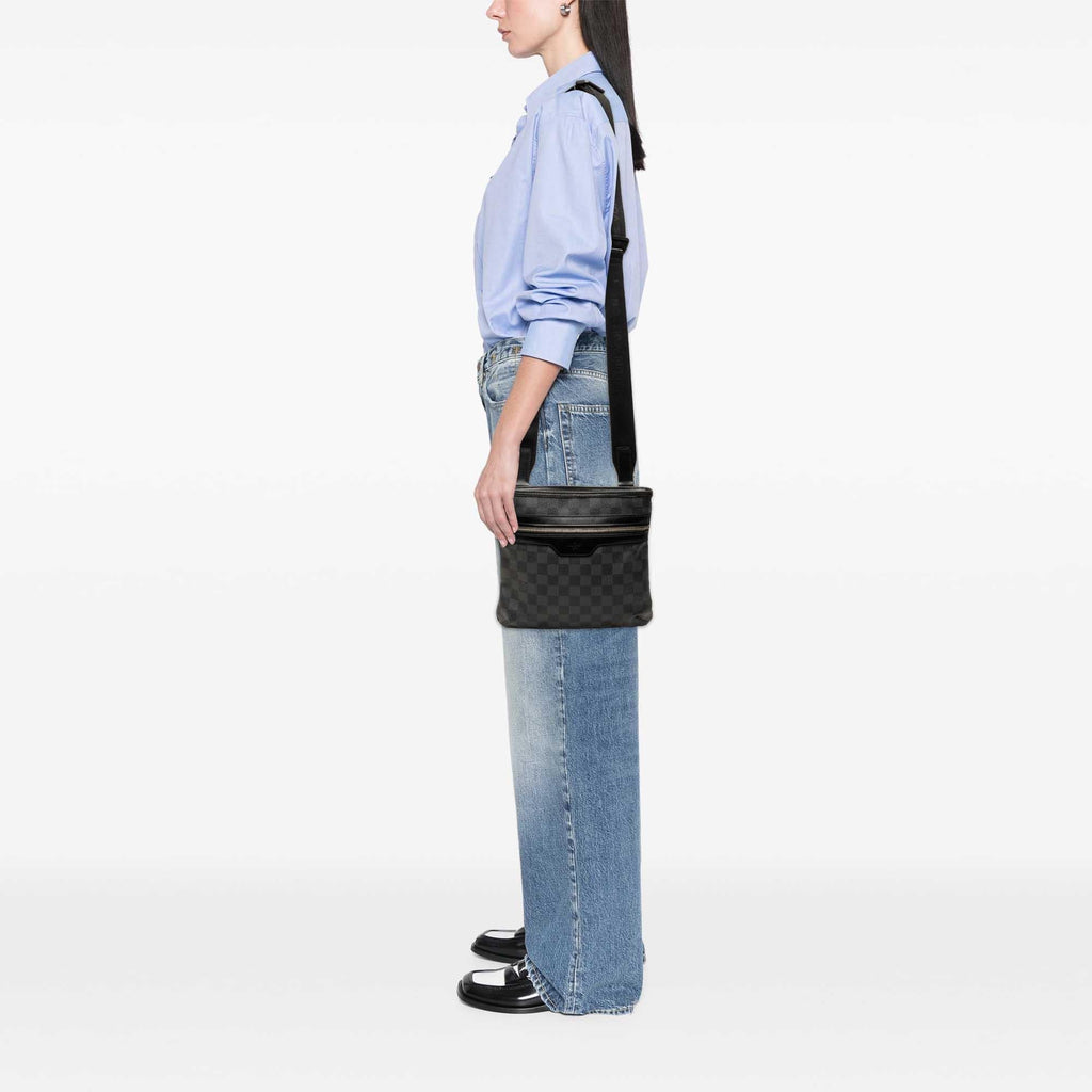 Louis Vuitton Damier Graphite Thomas Crossbody Bag - Black