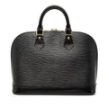 Louis Vuitton Epi Alma PM Satchel - Black
