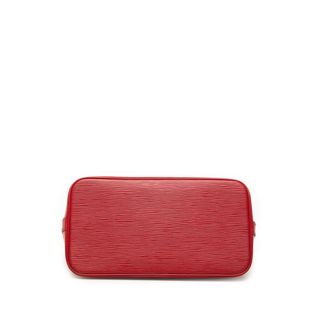 Louis Vuitton Epi Alma PM Satchel - Red