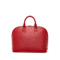 Louis Vuitton Epi Alma PM Satchel - Red