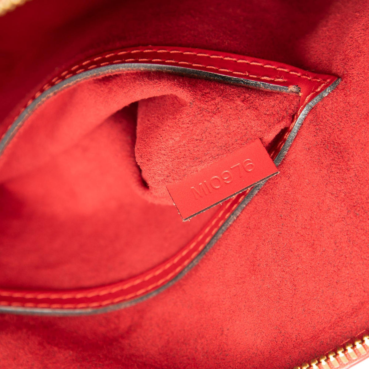 Louis Vuitton Epi Alma PM Satchel - Red