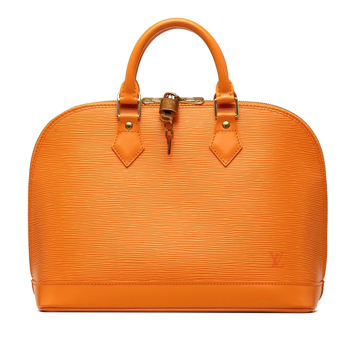 Louis Vuitton Epi Alma PM Satchel - Orange