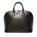 Louis Vuitton Epi Alma PM Satchel - Black