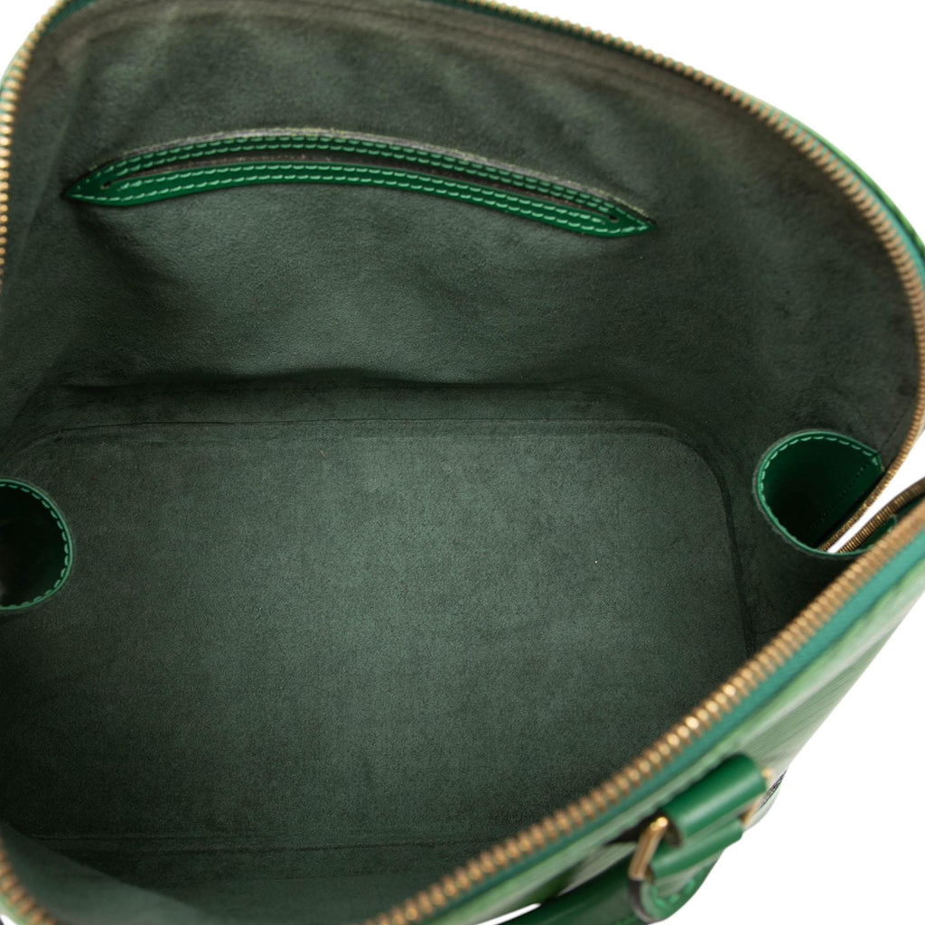 Louis Vuitton Epi Alma PM Satchel - Green