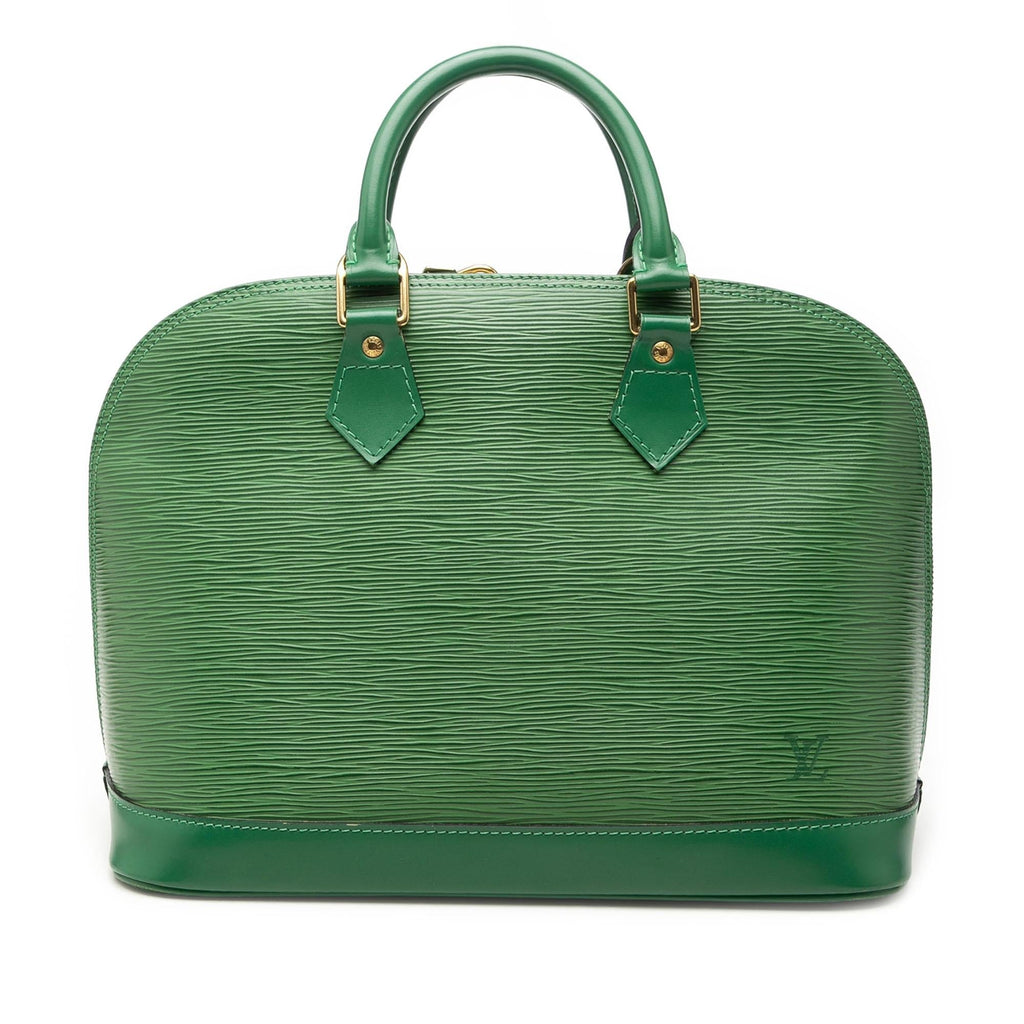 Louis Vuitton Epi Alma PM Satchel - Green