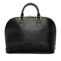 Louis Vuitton Epi Alma PM Satchel - Black