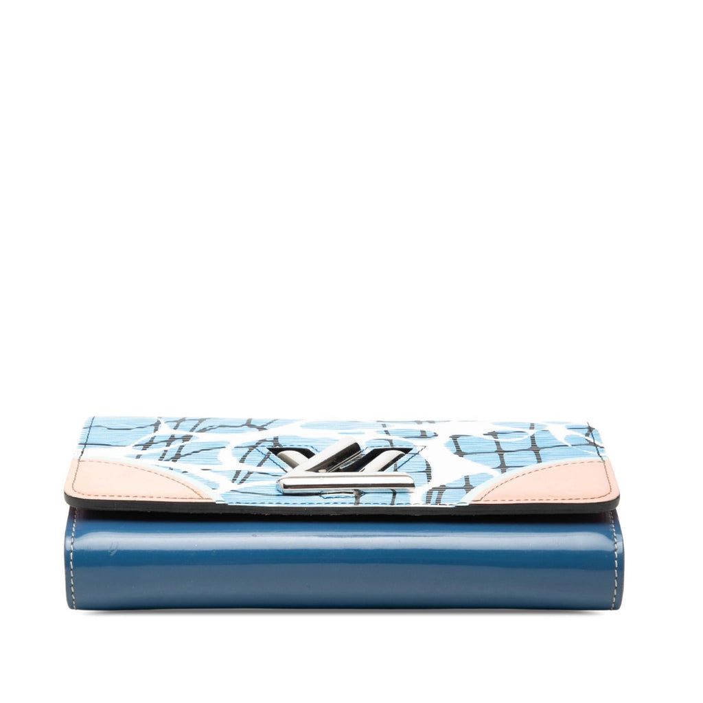 Louis Vuitton Epi Aqua Twist Wallet on Chain - Blue