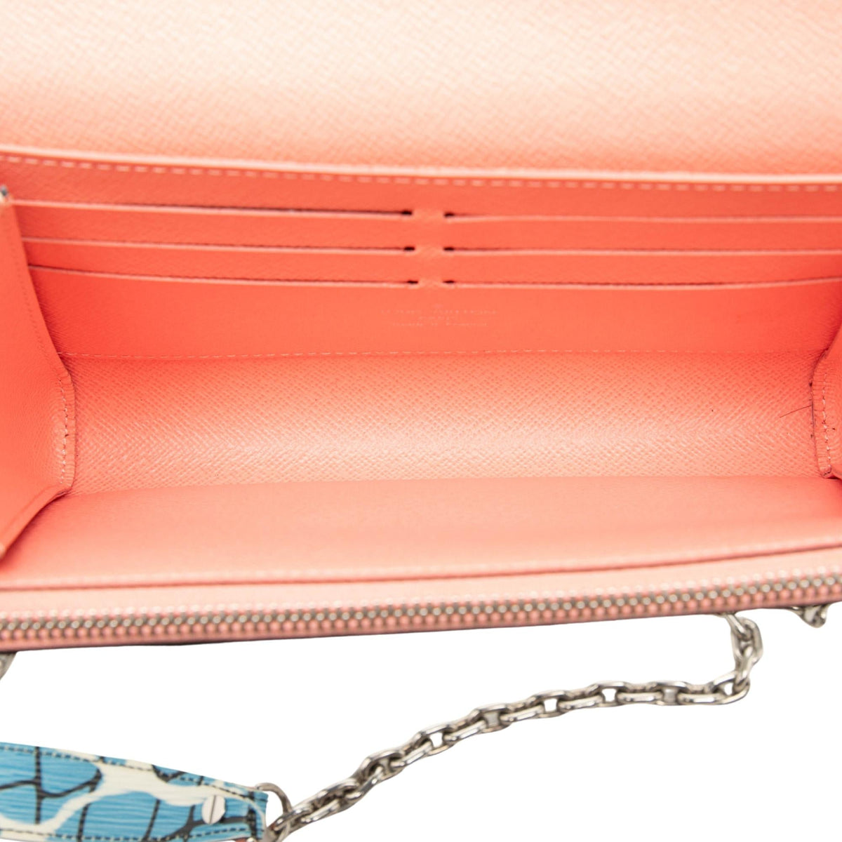 Louis Vuitton Epi Aqua Twist Wallet on Chain - Blue