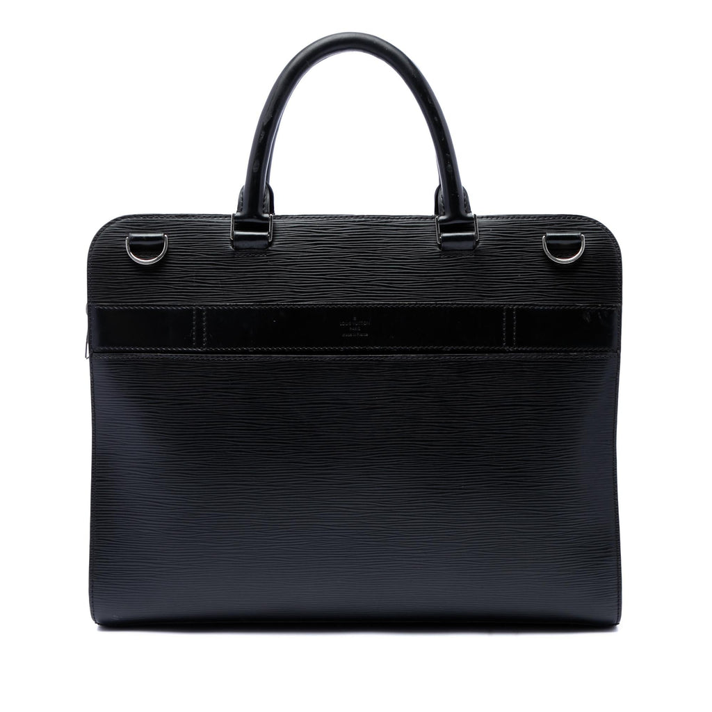 Louis Vuitton Epi Bassano GM Tote Bag - Black