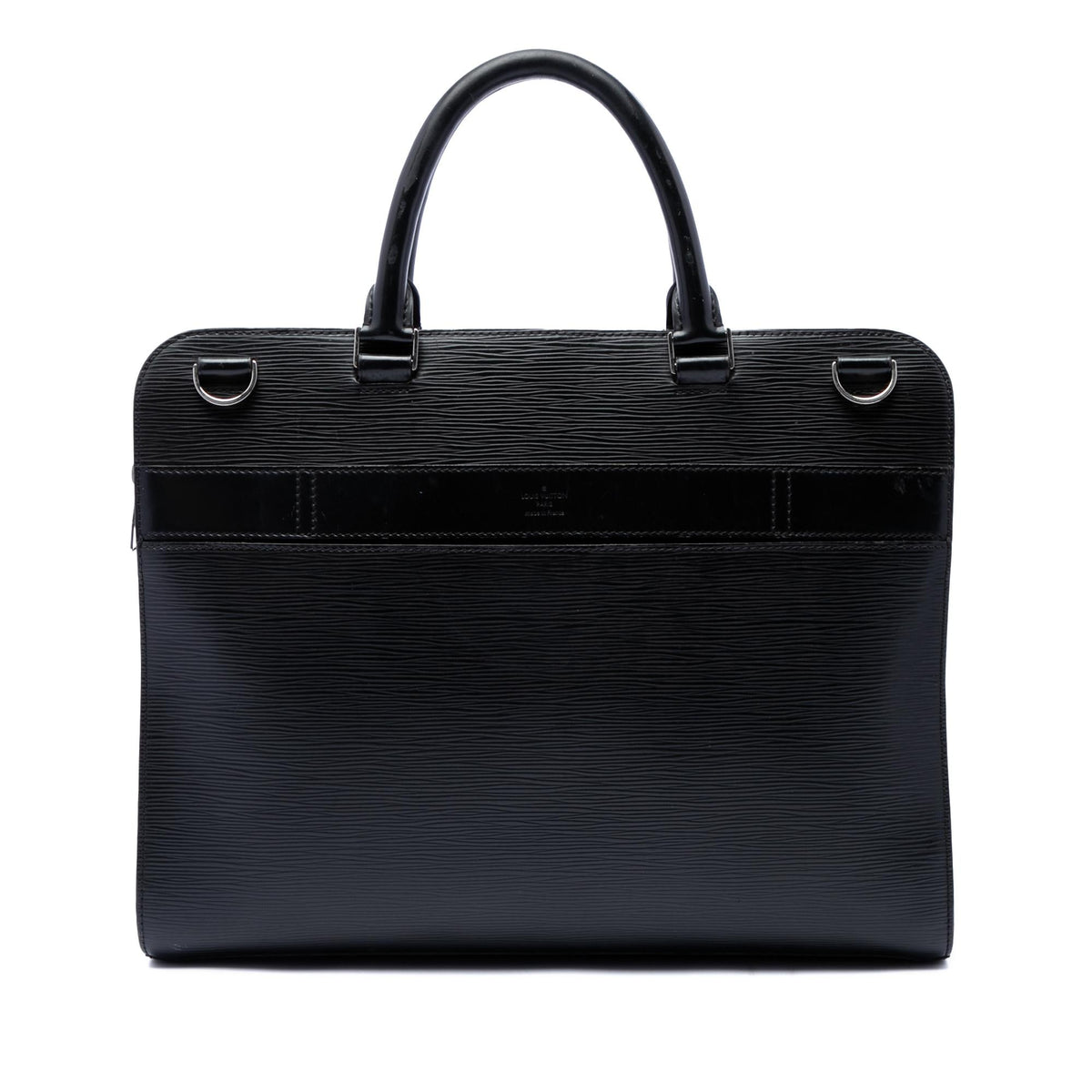 Louis Vuitton Epi Bassano GM Tote Bag - Black