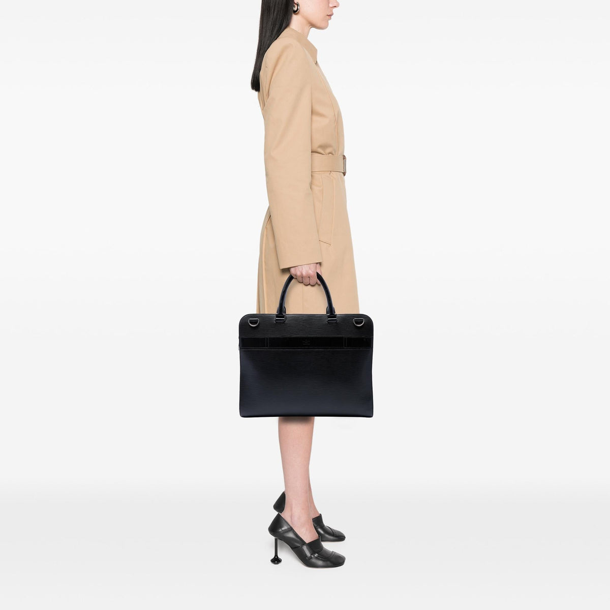 Louis Vuitton Epi Bassano GM Tote Bag - Black