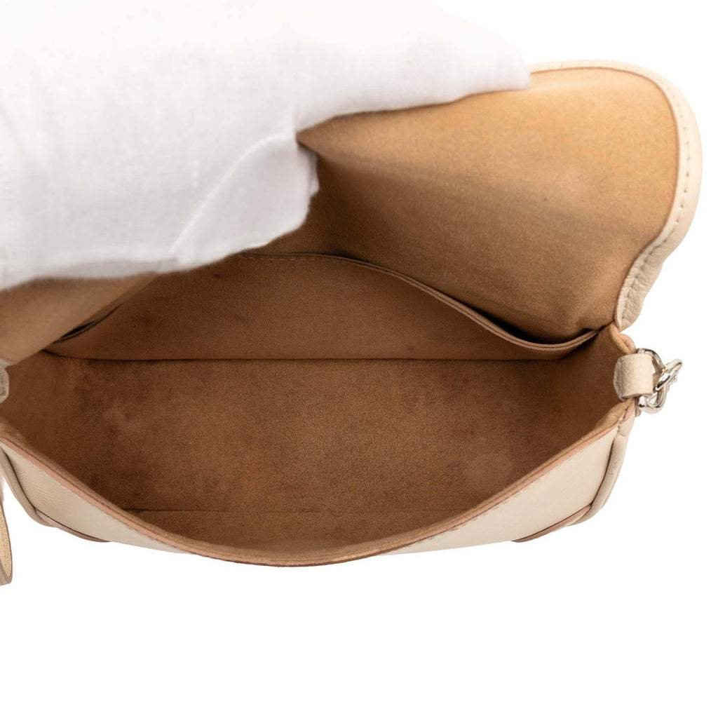 Louis Vuitton Epi Buci Crossbody Bag - White