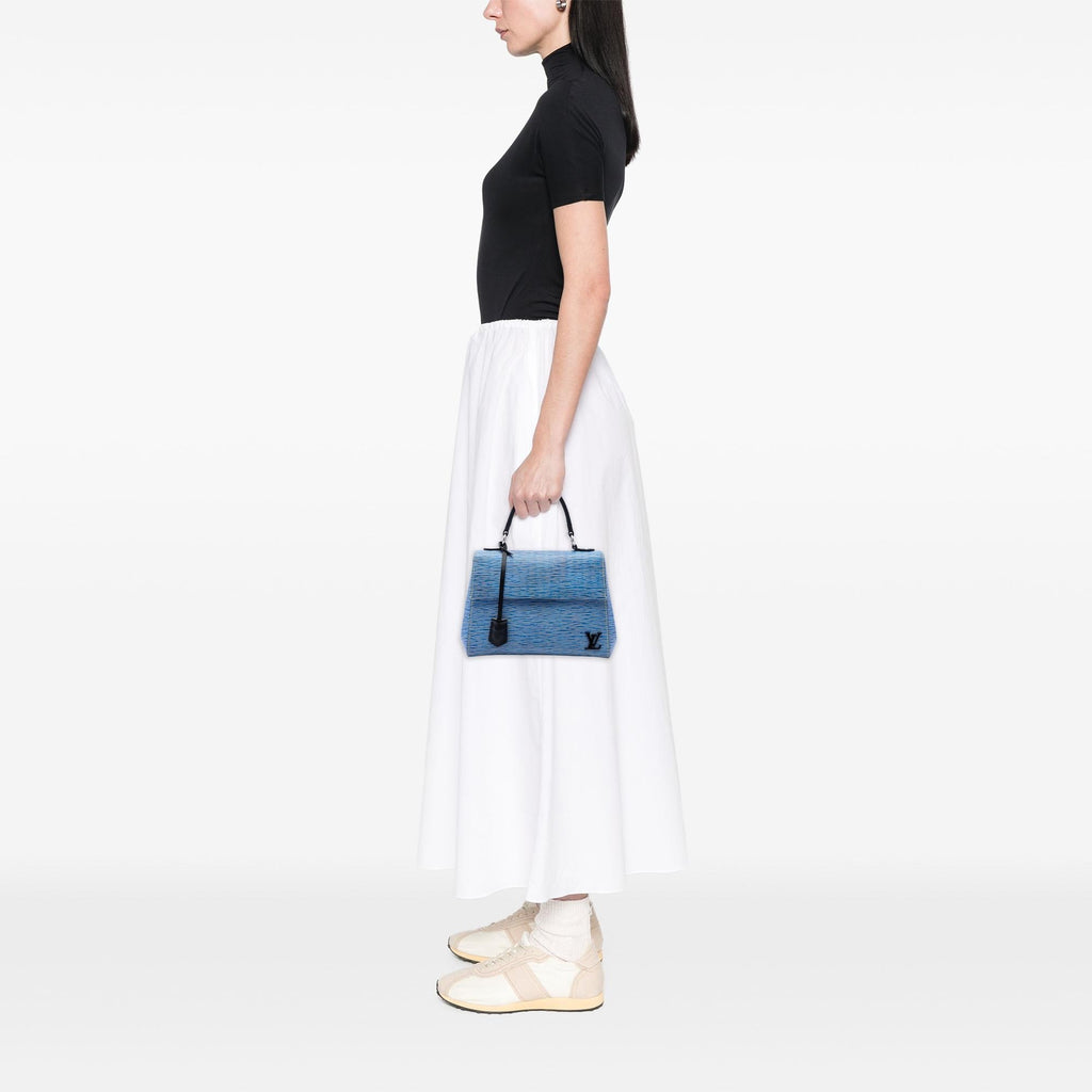 Louis Vuitton Epi Denim Cluny BB Satchel - Blue