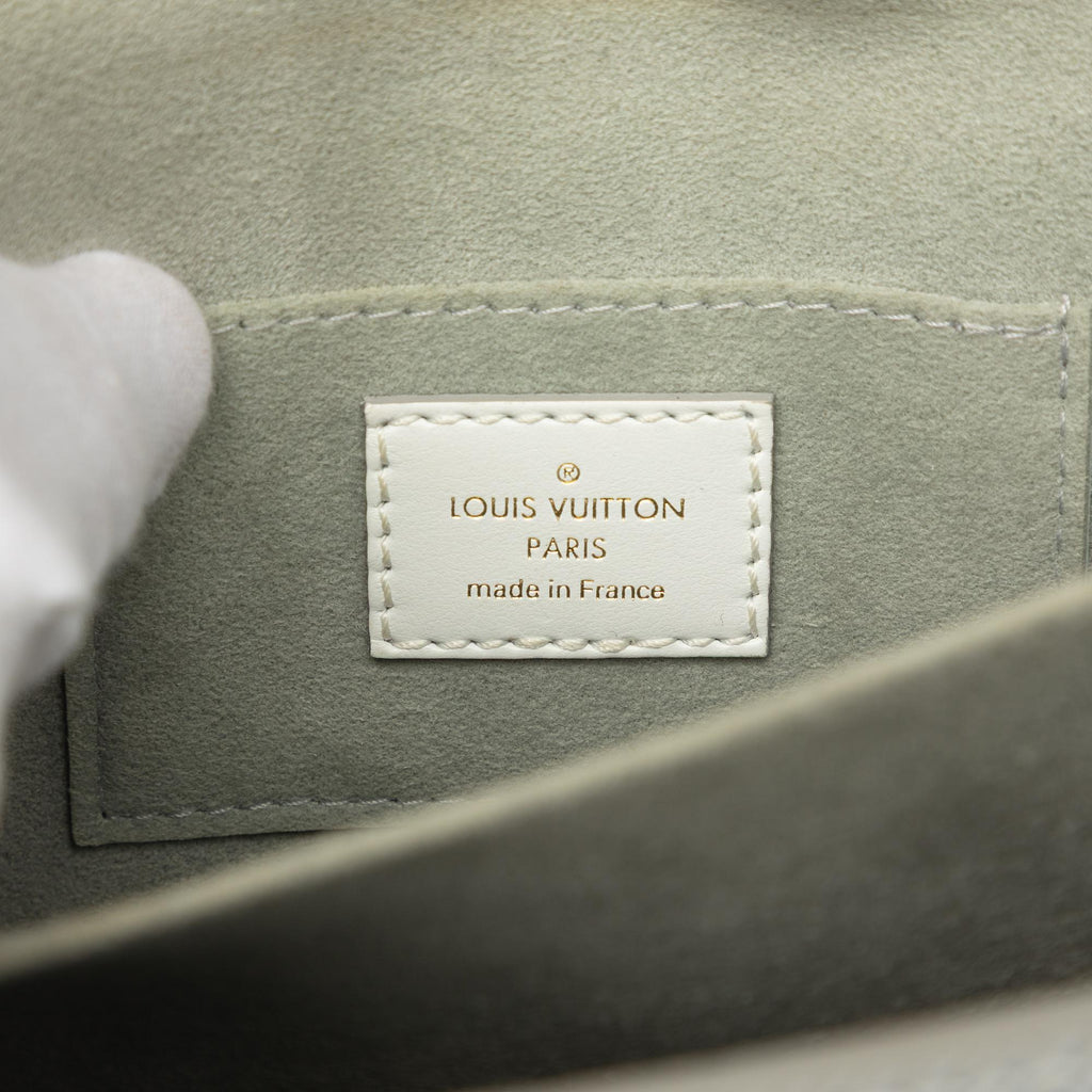 Louis Vuitton Epi Mini Dauphine Satchel - White