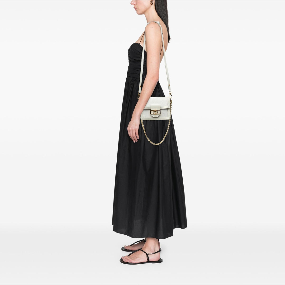 Louis Vuitton Epi Mini Dauphine Satchel - White