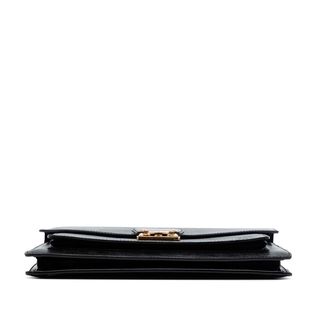 Louis Vuitton Epi Monceau 28 Satchel - Black