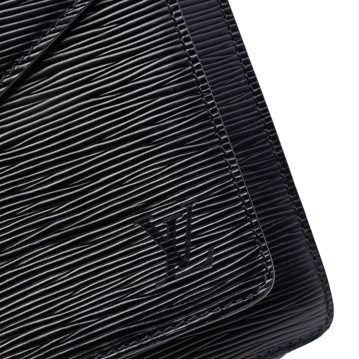 Louis Vuitton Epi Monceau 28 Satchel - Black