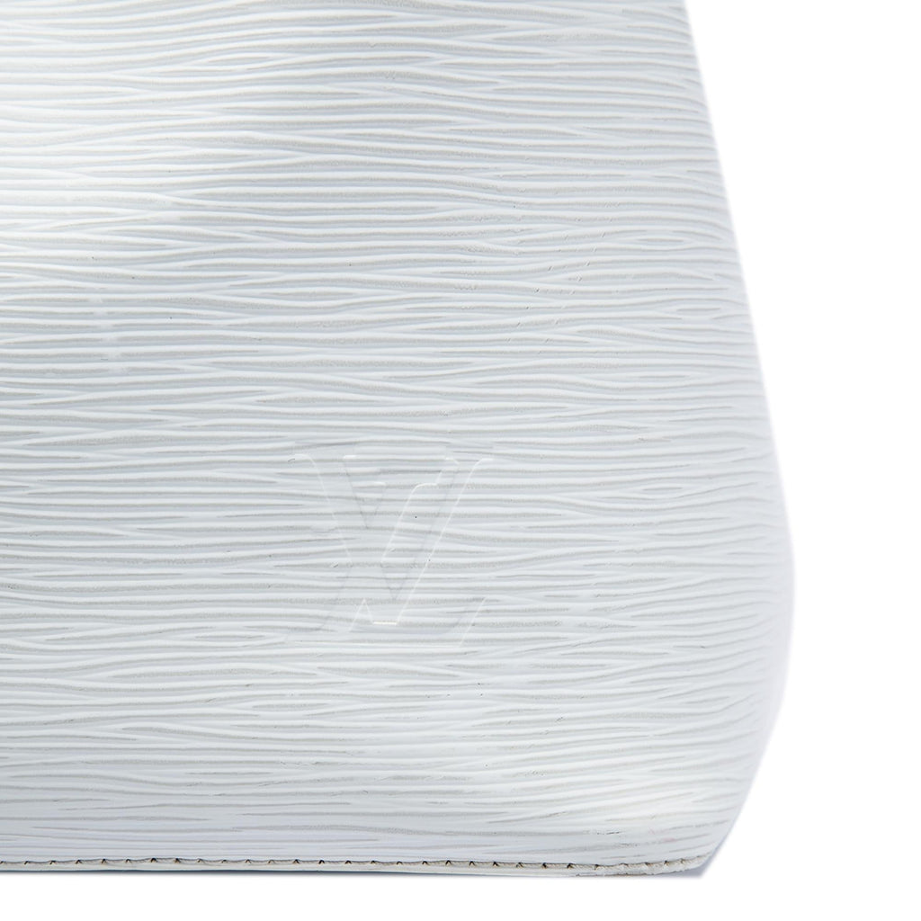 Louis Vuitton Epi NeoNoe MM Shoulder Bag - White