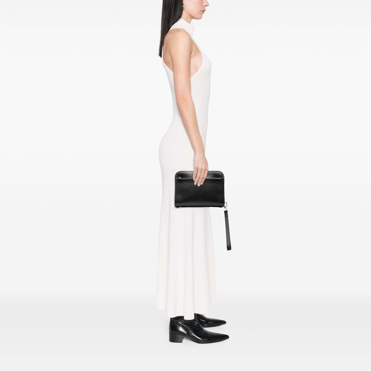 Louis Vuitton Epi Pochette Hoche - Black