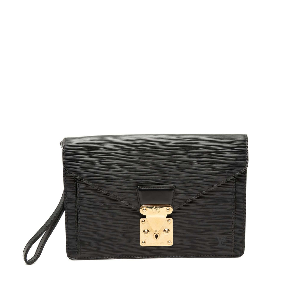 Louis Vuitton Epi Pochette Sellier Dragonne - Black