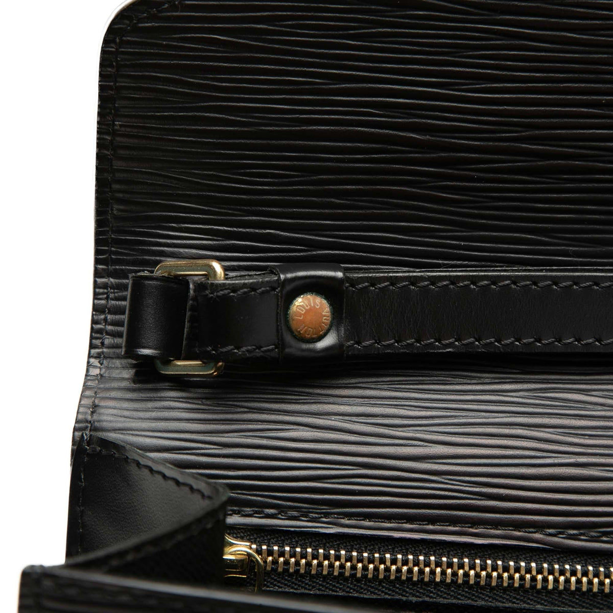 Louis Vuitton Epi Pochette Sellier Dragonne - Black