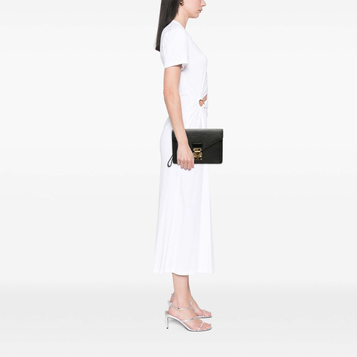 Louis Vuitton Epi Pochette Sellier Dragonne - Black