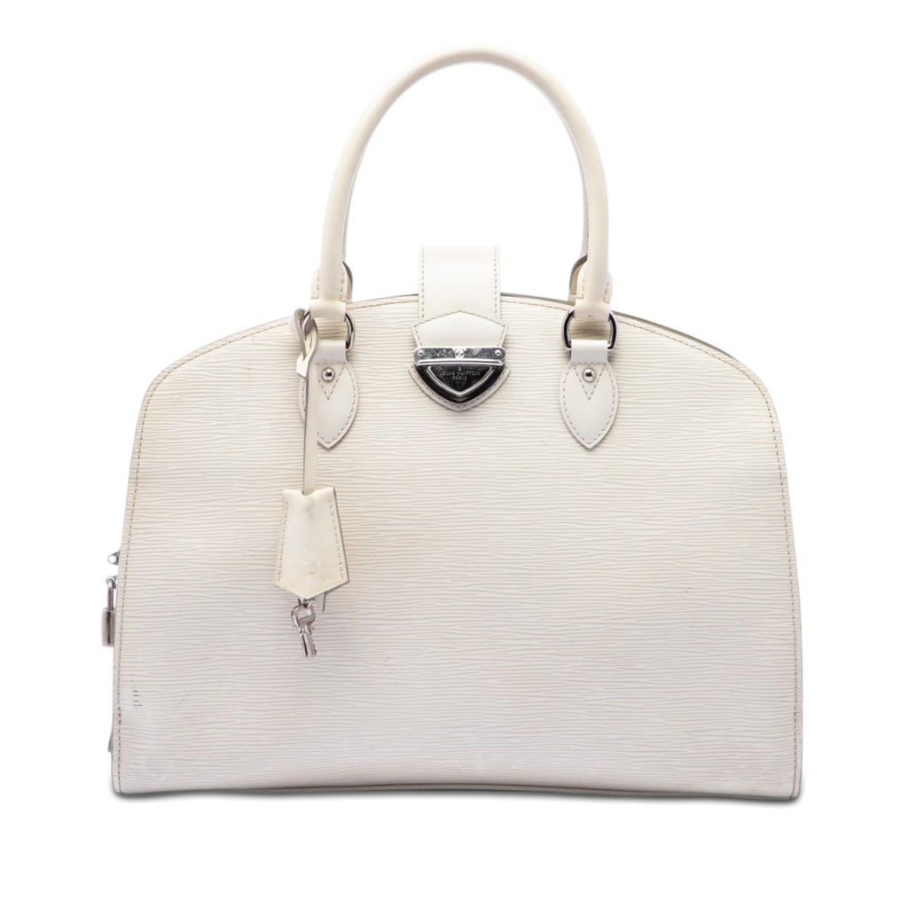 Louis Vuitton Epi Pont Neuf GM Satchel - White