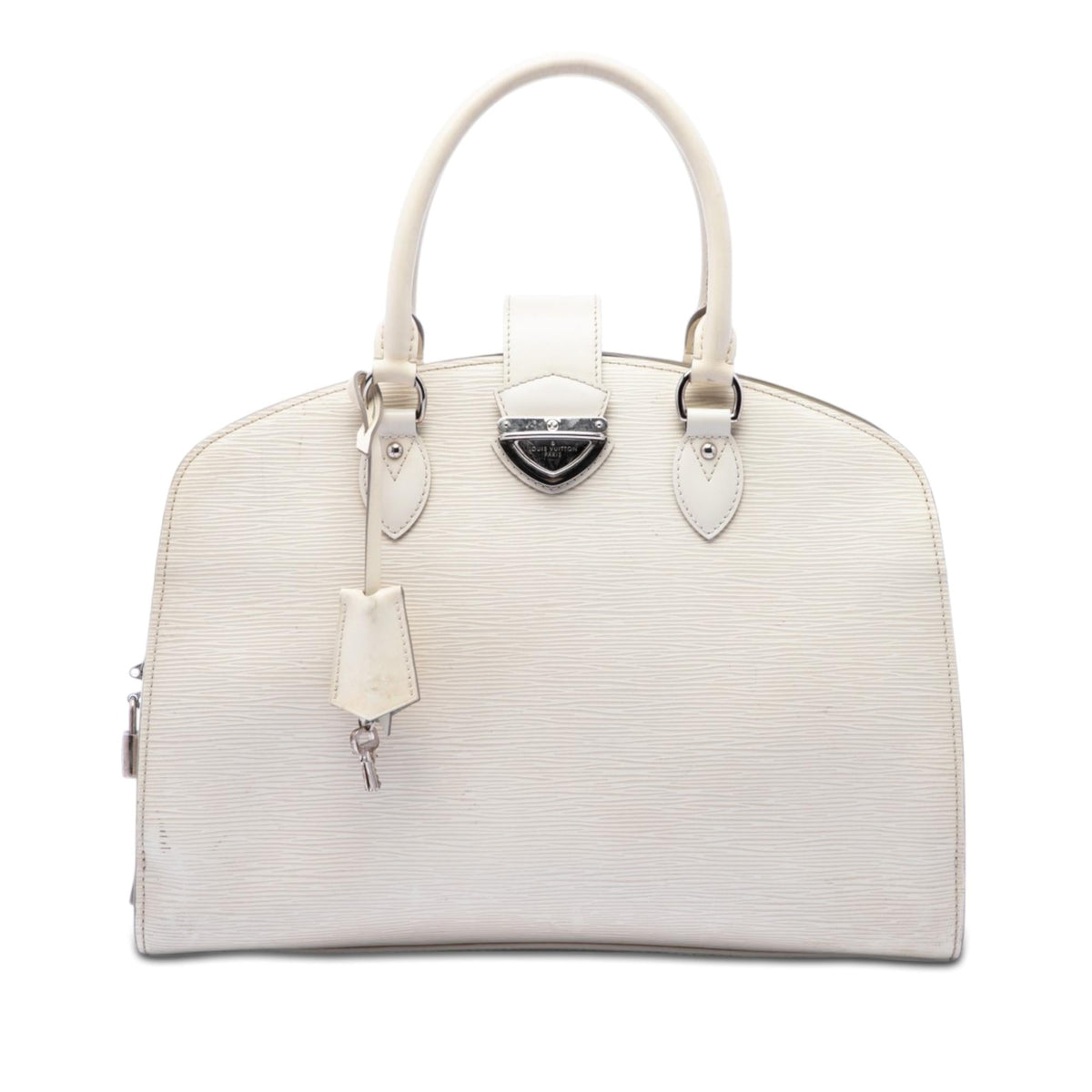 Louis Vuitton Epi Pont Neuf GM Satchel - White