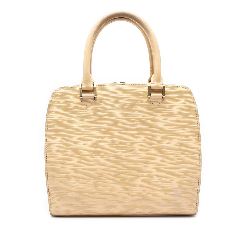 Louis Vuitton Epi Pont Neuf PM Satchel - Beige